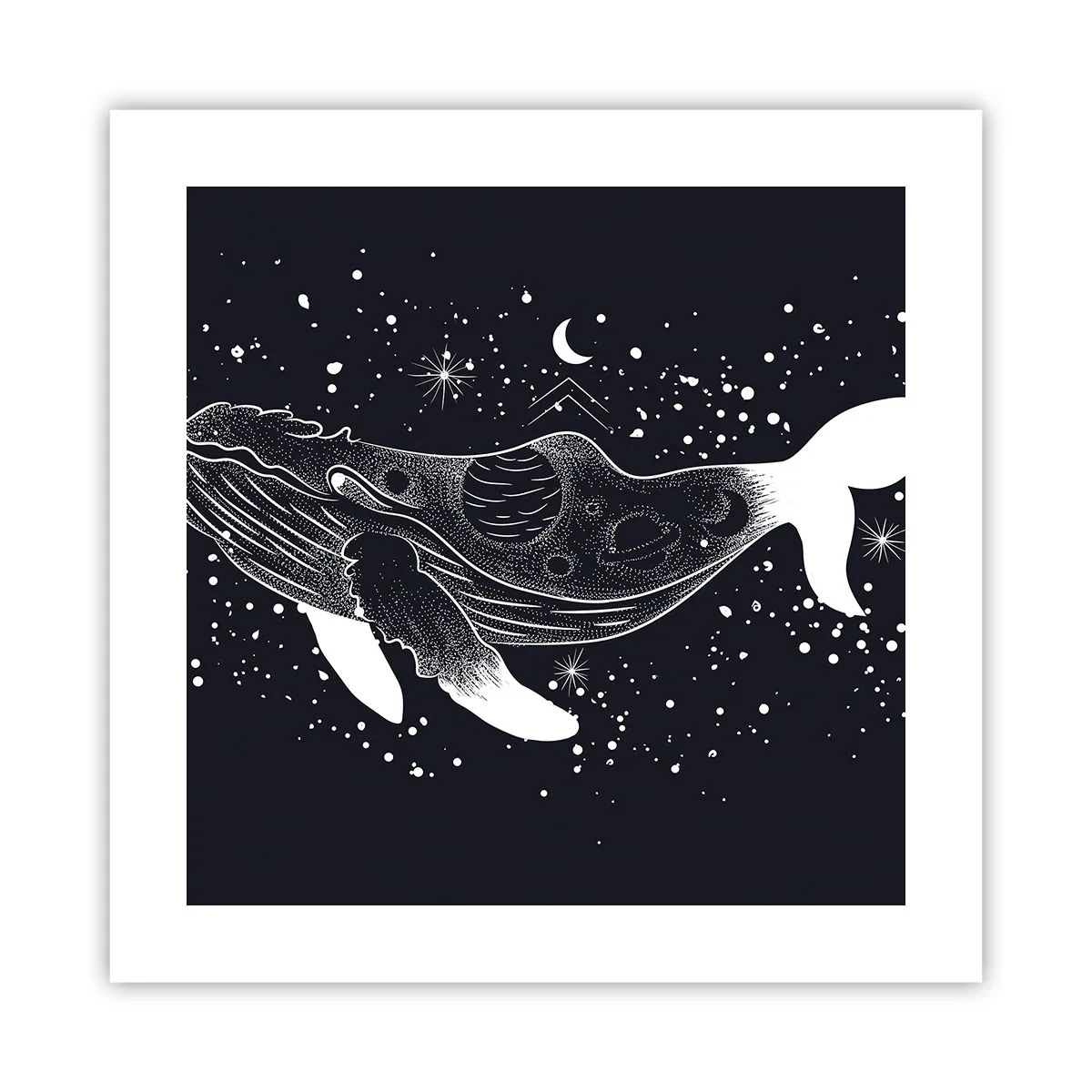 Poster - În oceanul universului - 40x40 cm