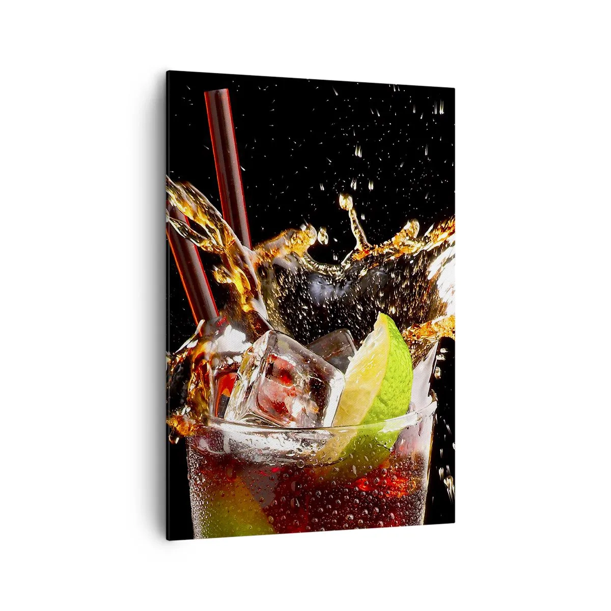 Tablou pe pânză - Bucurie și energie colorată - 70x100 cm