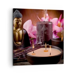 Tablou pe pânză - Eliberați mintea, calmați corpul - 50x50 cm