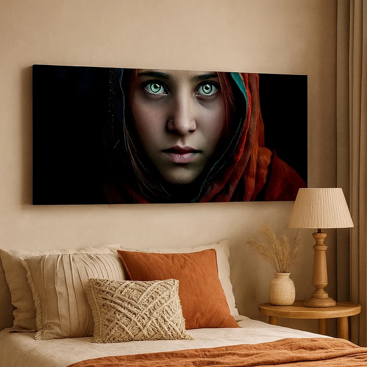 Tablou pe pânză - Prințesa orientală - 30x30 cm