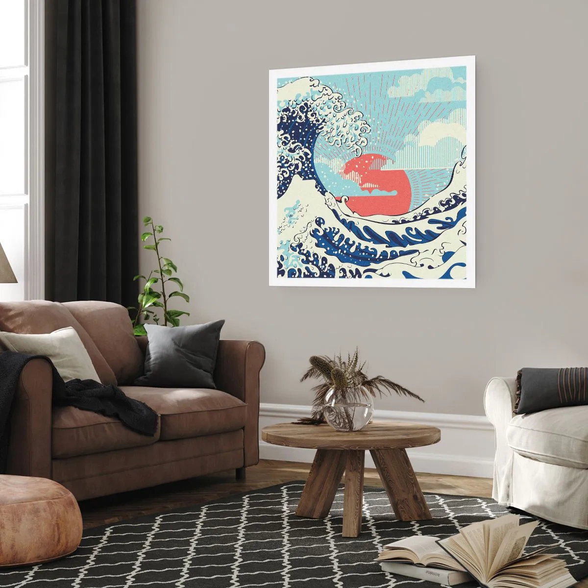 Poster - Din inspirații japoneze - 50x50 cm
