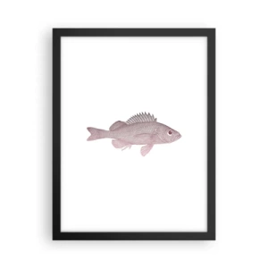 Poster în ramă neagră - Pește cu ochi mari - 30x40 cm