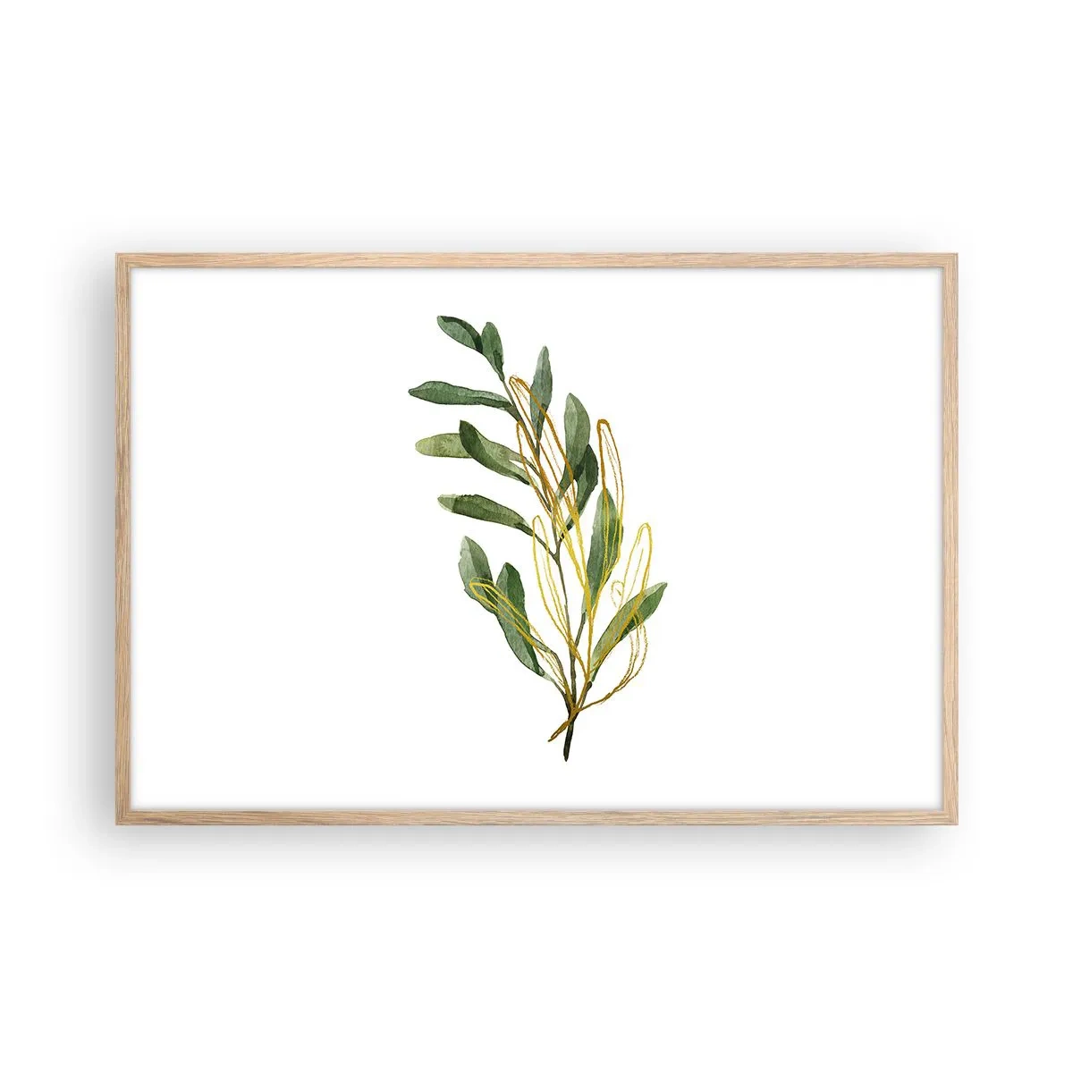 Poster în ramă de stejar deschis - Toate cele bune - 91x61 cm