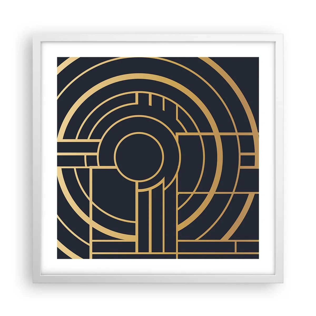 Poster în ramă albă - Întoarcerea lucrurilor - 50x50 cm