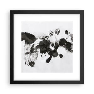 Poster în ramă neagră - Metodă în nebunie? - 30x30 cm