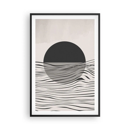 Poster în ramă neagră - Semicompunere - 61x91 cm