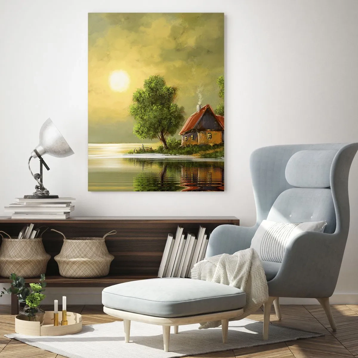 Tablou pe sticlă - Frumos, ca dintr-o imagine - 50x70 cm