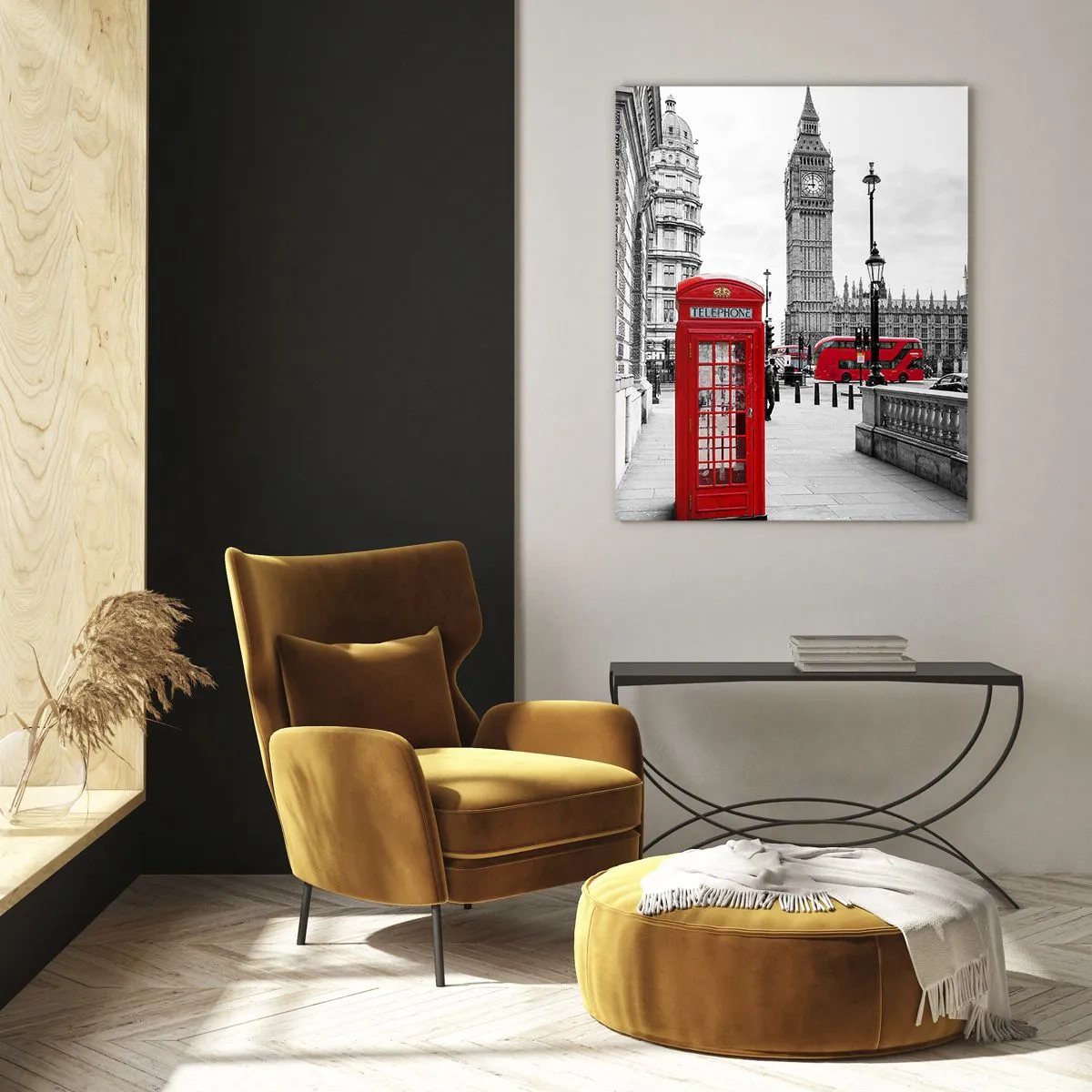 Tablou pe sticlă - Fără îndoială, Londra - 50x70 cm