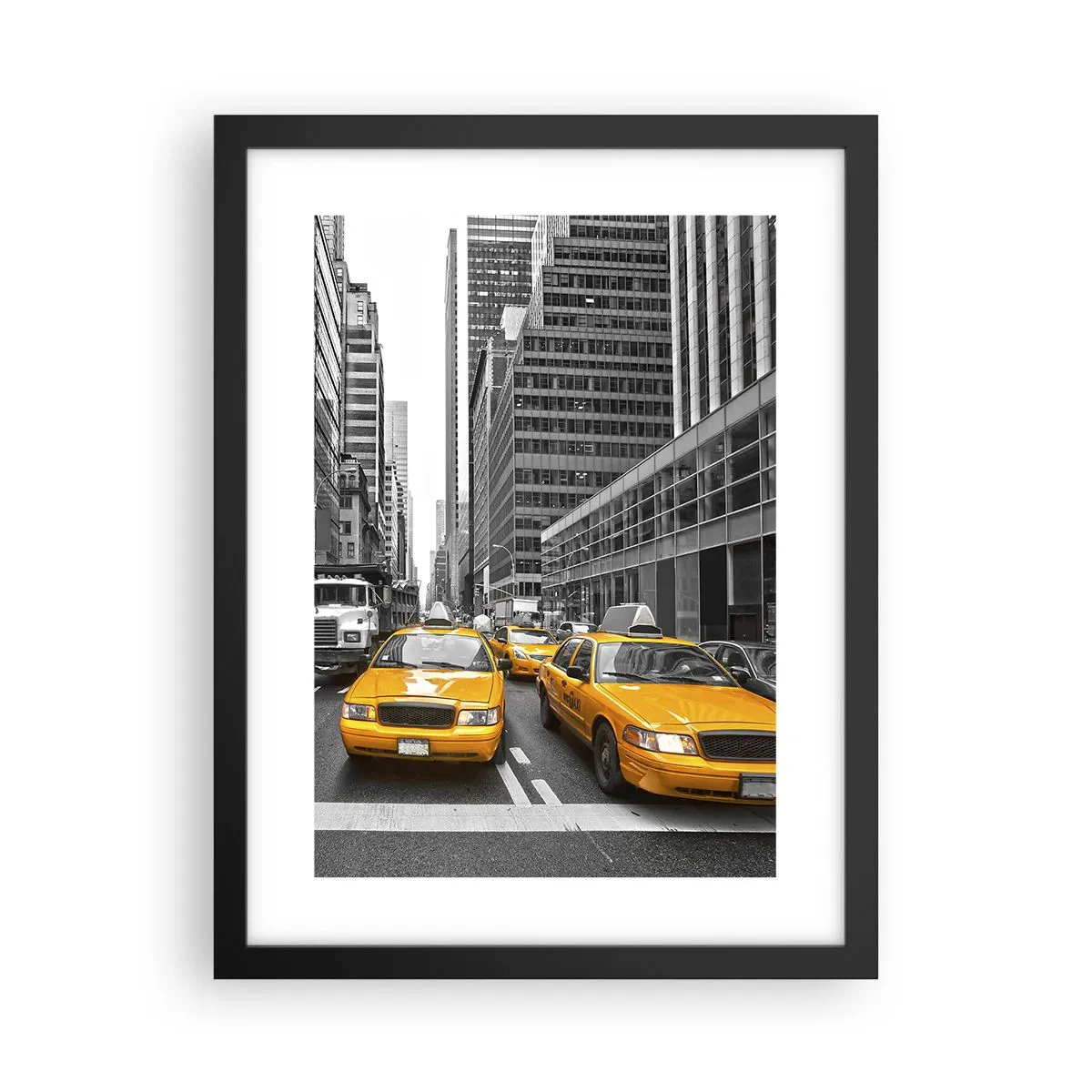 Poster în ramă neagră - Noi suntem cei care colorăm orașul - 30x40 cm