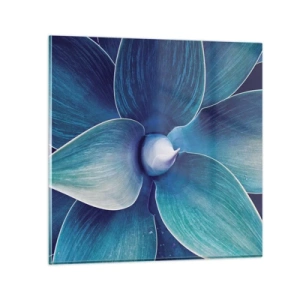 Tablou pe sticlă - A furat albastrul de la cer - 30x30 cm