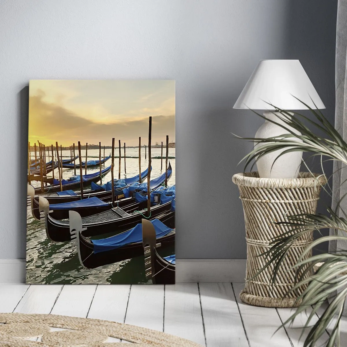 Tablou pe pânză - Înainte de a începe agitația - 45x80 cm