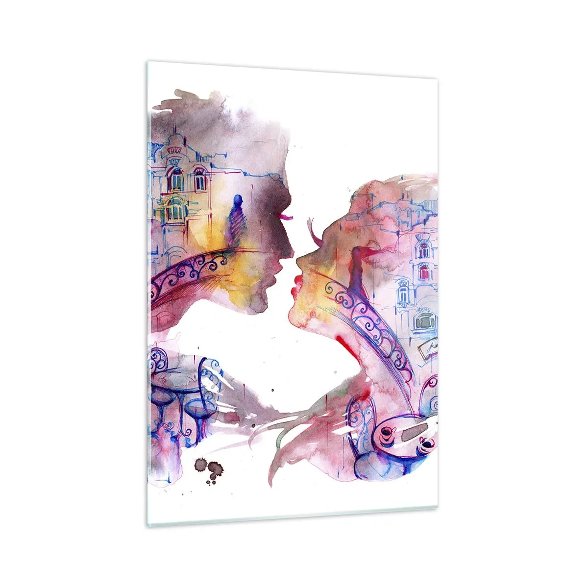 Tablou pe sticlă - Podul secret al suspinelor - 50x70 cm