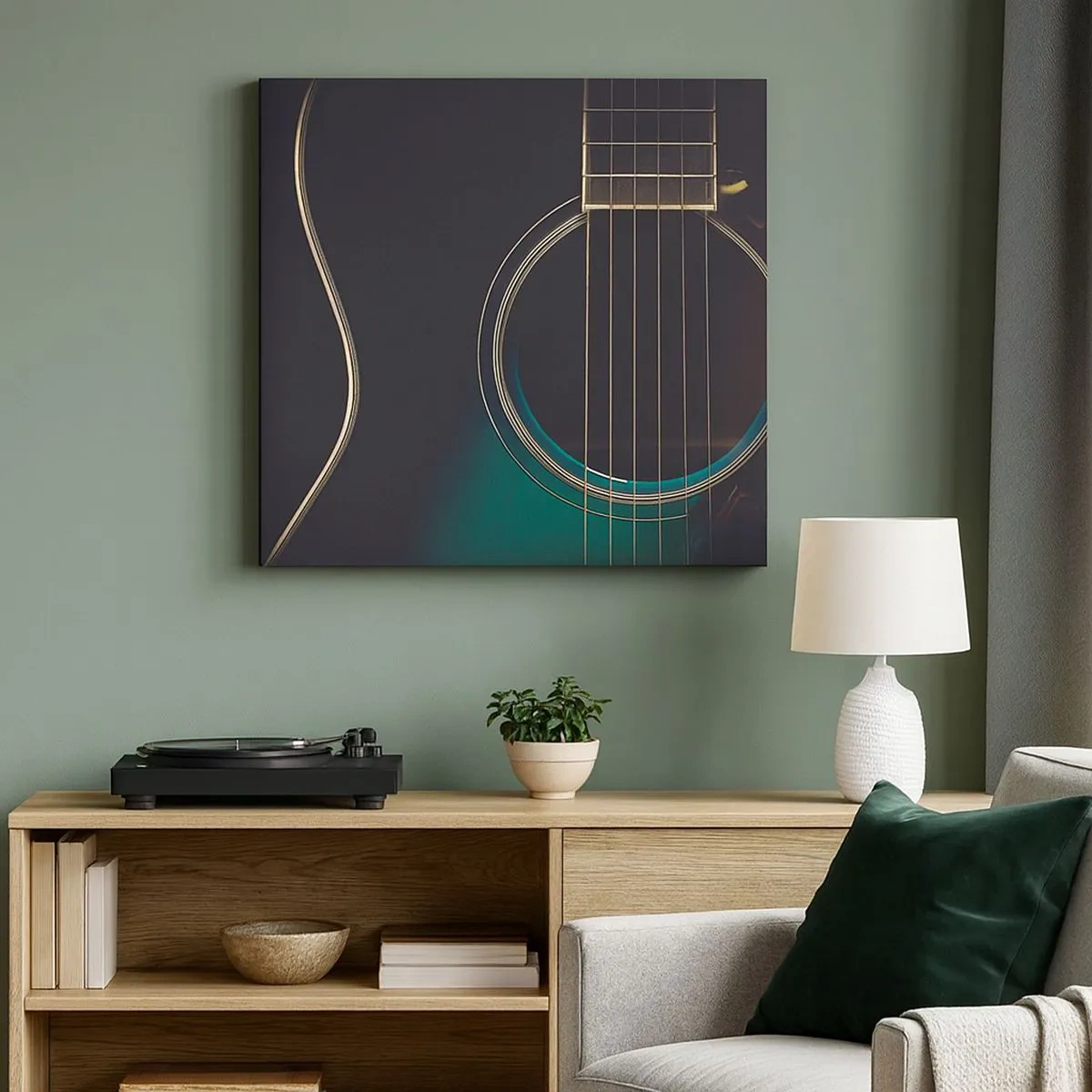 Tablou pe pânză - O clipă înainte de a suna - 30x30 cm