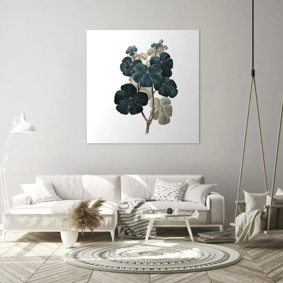 Tablou pe pânză - Dintr-un vechi ierbar - 50x50 cm