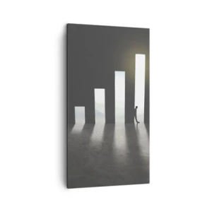 Tablou pe pânză - Succesul - o impresie - 45x80 cm