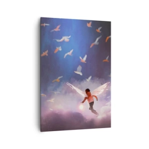 Tablou pe pânză - Este nevoie de imaginație și curaj - 70x100 cm