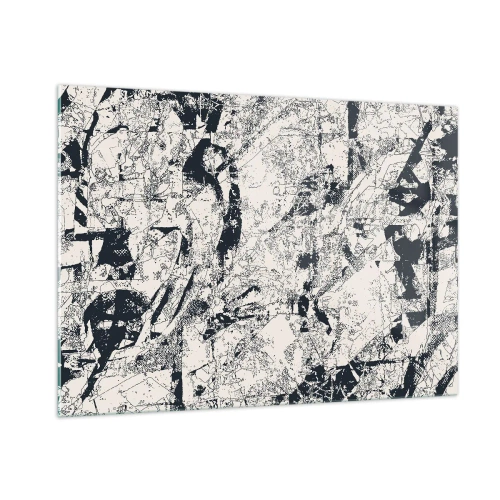 Tablou pe sticlă - Întrepătrunderea contrariilor - 100x70 cm