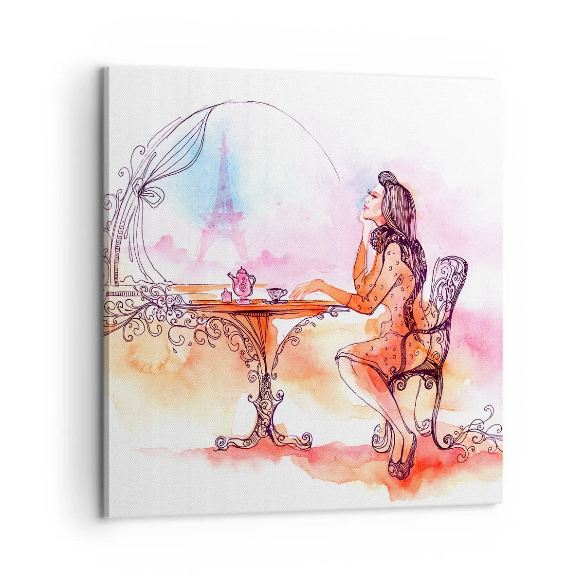 Tablou pe pânză - Șic parizian - 60x60 cm