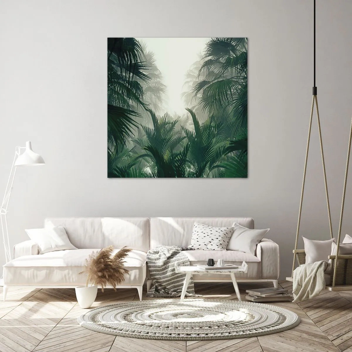 Tablou pe pânză - Mister tropical - 60x60 cm