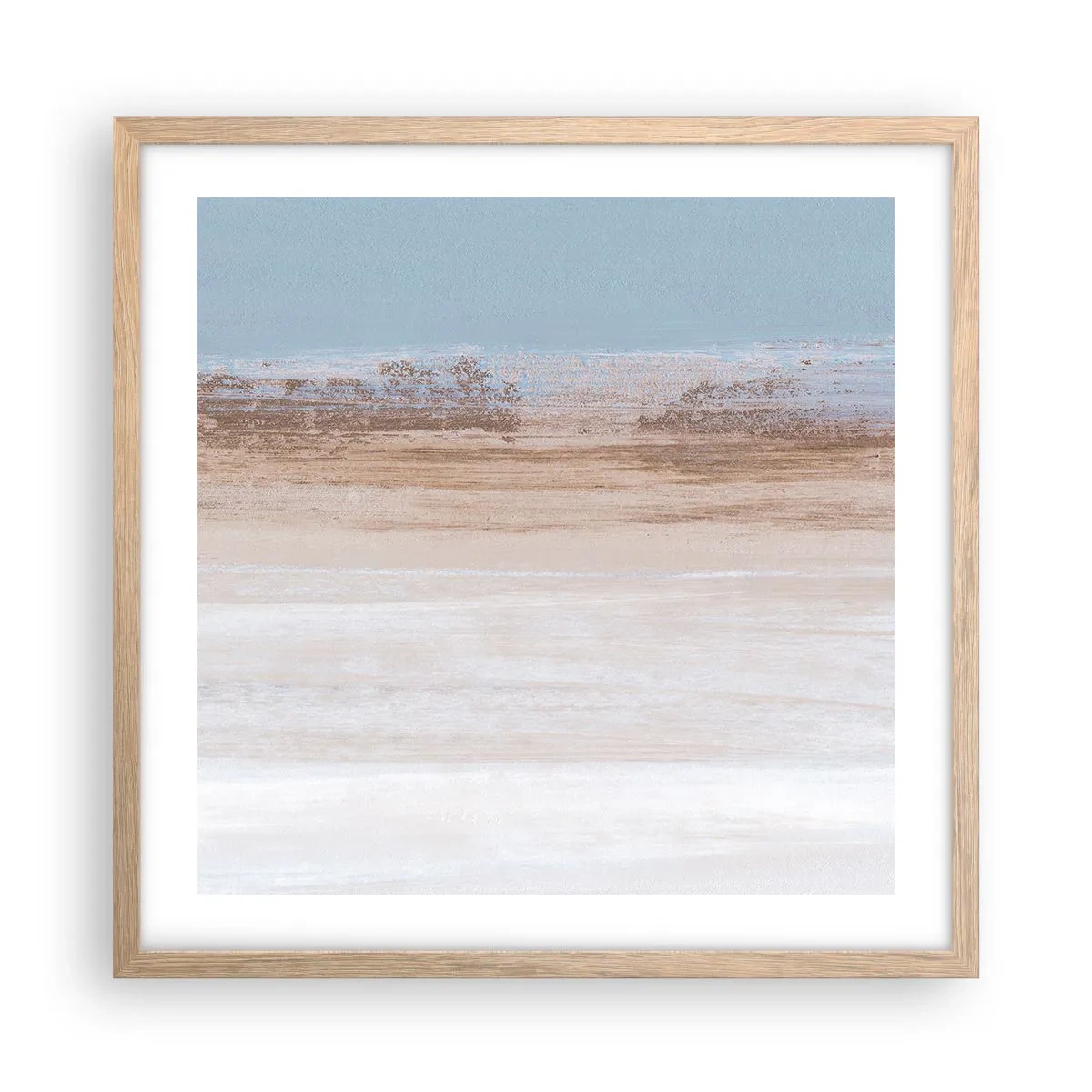 Poster în ramă de stejar deschis - Un peisaj ambiguu - 50x50 cm