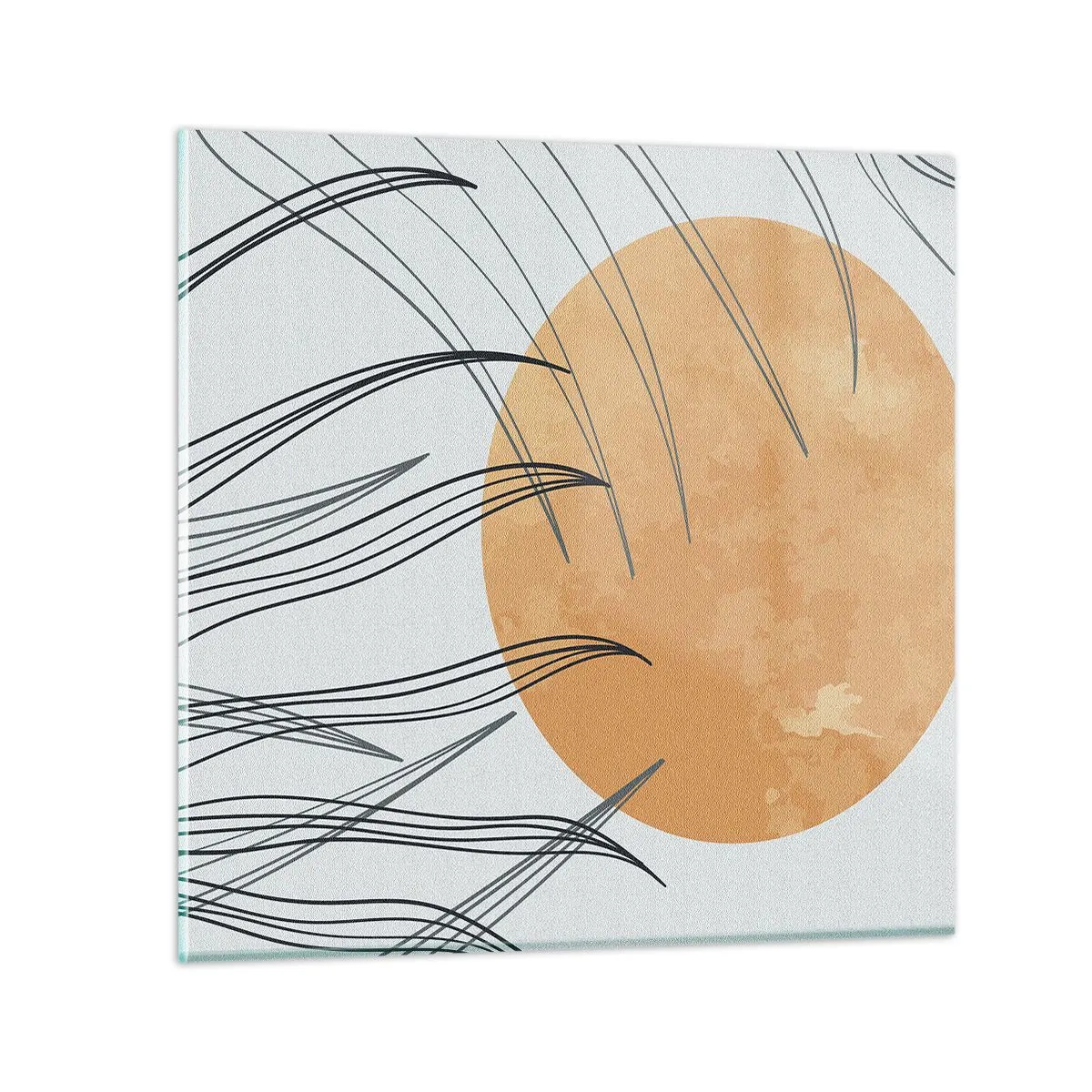 Tablou pe sticlă - Întotdeauna spre soare - 50x50 cm