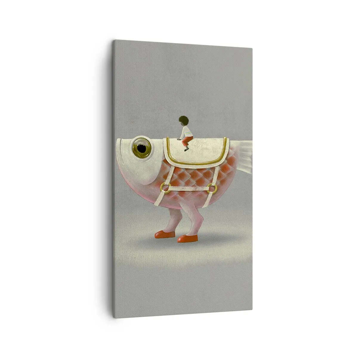 Tablou pe pânză - Călărețul Pescărel - 45x80 cm