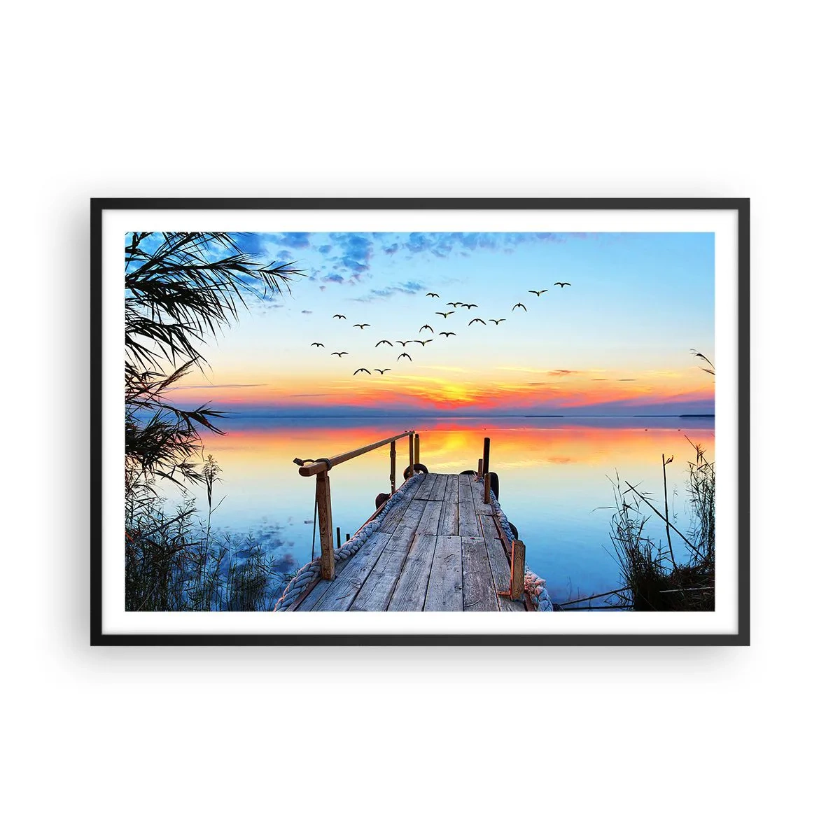 Poster în ramă neagră - E timpul să ne întoarcem... - 91x61 cm