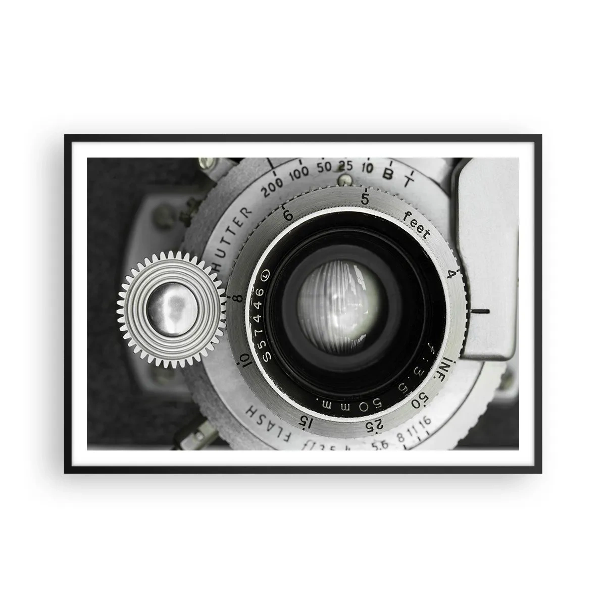 Poster în ramă neagră - Povestea de la Hollywood - 100x70 cm