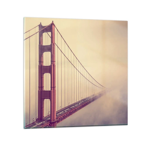 Tablou pe sticlă - Între cer și pământ - 50x50 cm