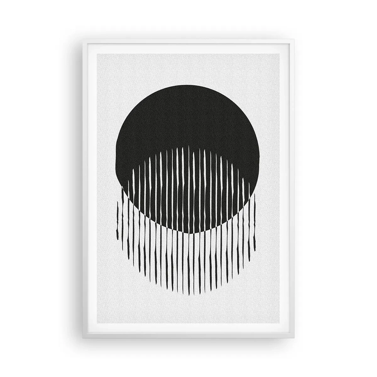 Poster în ramă albă - Alter ego-ul său - 70x100 cm