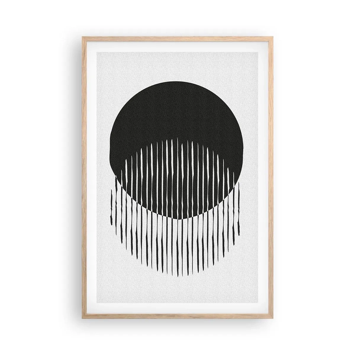 Poster în ramă de stejar deschis - Alter ego-ul său - 61x91 cm