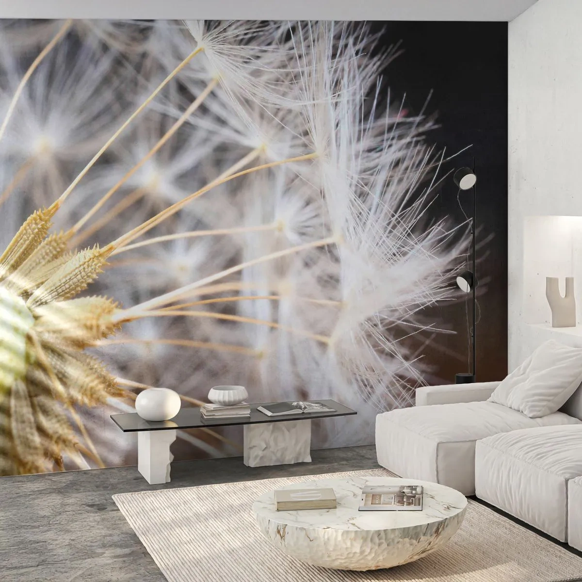 Tapet Premium Canvas - Chiar înainte de zbor... - Floare, Plantă, Natură - 350x256 cm