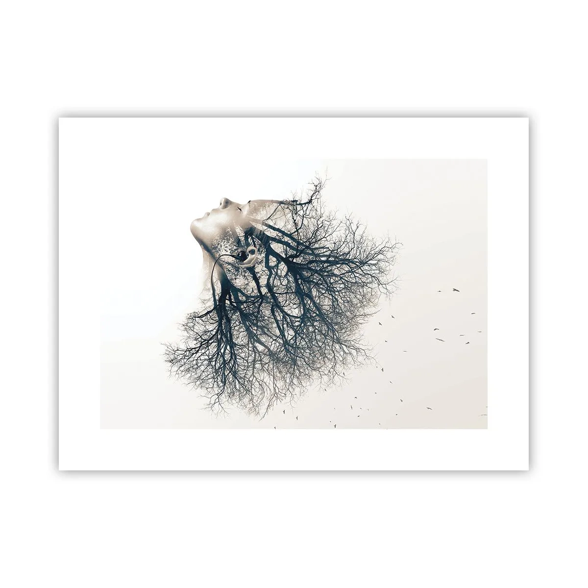 Poster - Ascultând șoapta copacului - 40x30 cm