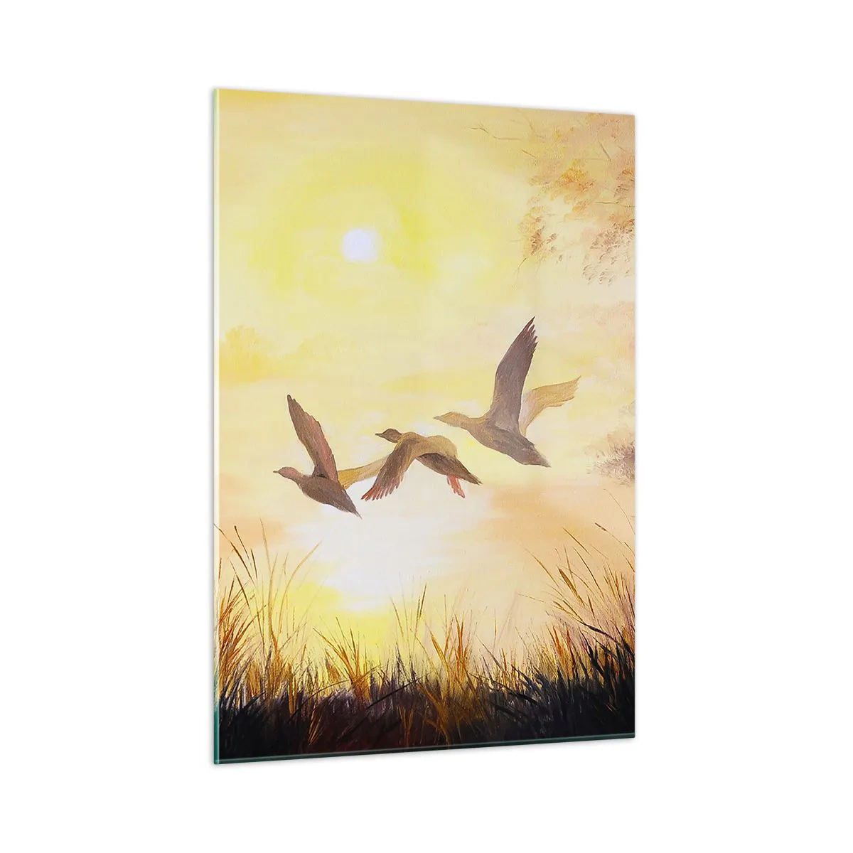 Tablou pe sticlă - Începutul unei lungi călătorii - 50x70 cm