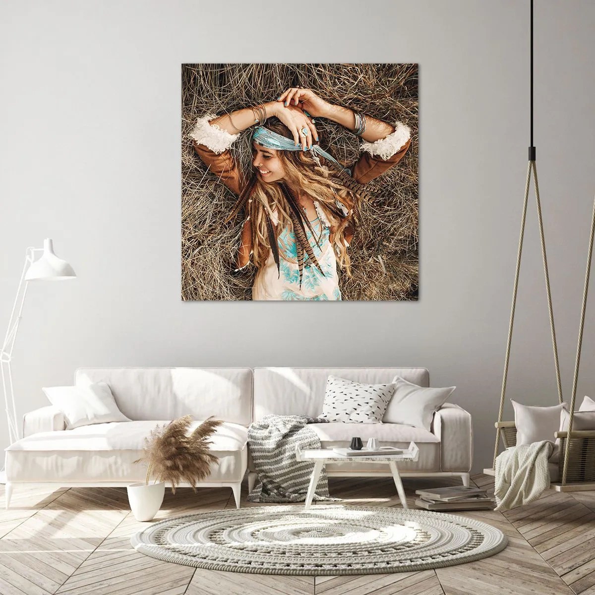 Tablou pe pânză - În drum spre vara iubirii - 60x60 cm