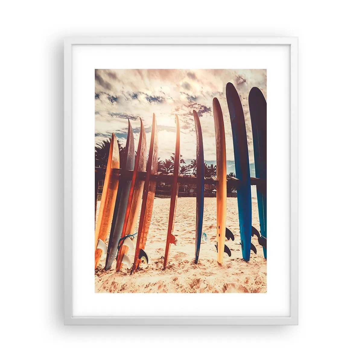 Poster în ramă albă - Noapte bună, până mâine - 40x50 cm