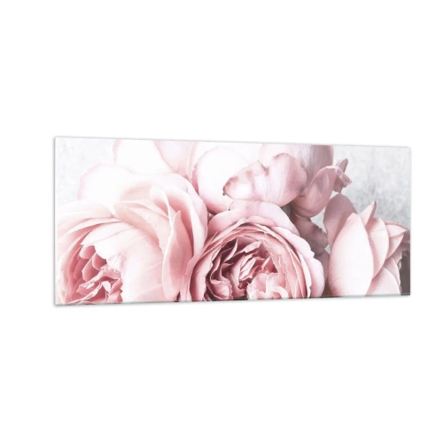 Tablou pe sticlă - Pentru romantici - 100x40 cm