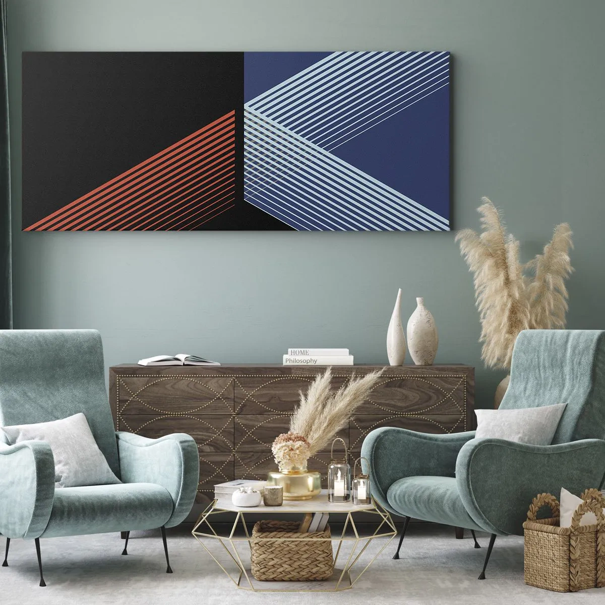 Tablou pe pânză - O poveste simplă - 160x50 cm