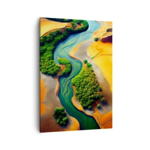 Tablou pe pânză - Râul care dă viață - 50x70 cm