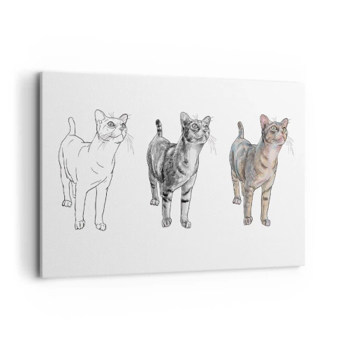 Tablou pe pânză - Lecție de desen - 120x80 cm