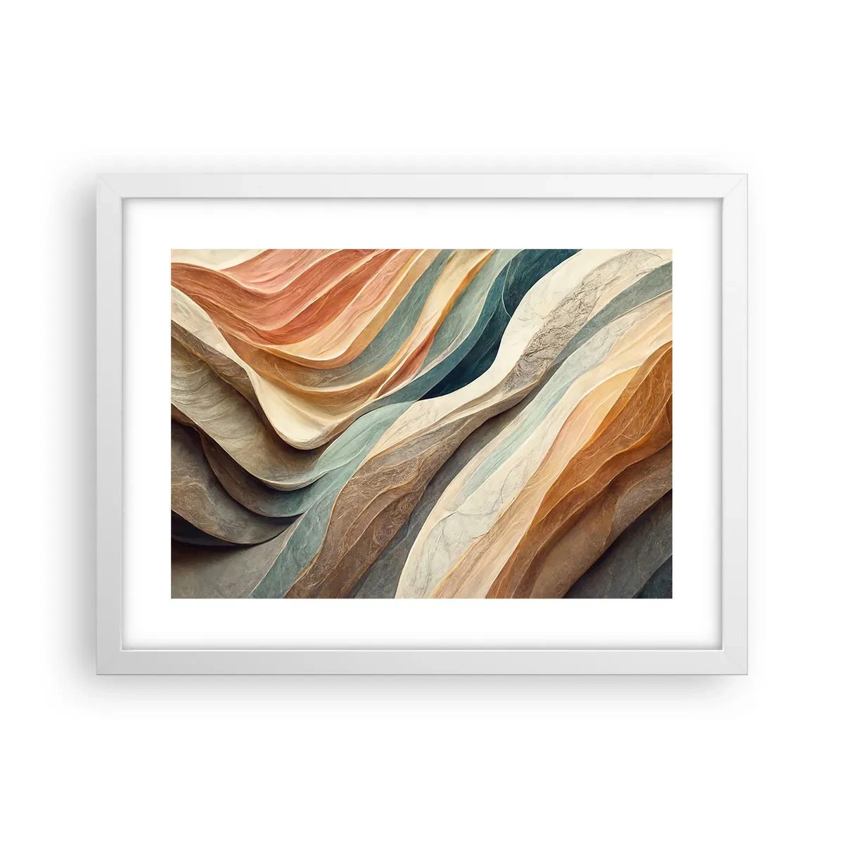 Poster în ramă albă - Momentul dinaintea schimbării - 40x30 cm