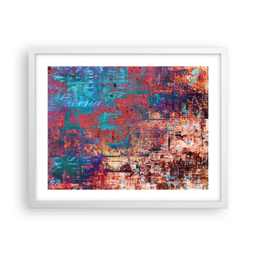 Poster în ramă albă - Memorie și uitare - 50x40 cm