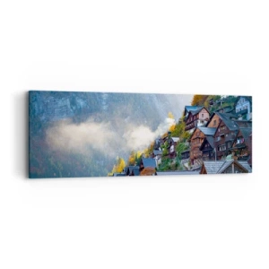 Tablou pe pânză - Atmosferă alpină - 90x30 cm