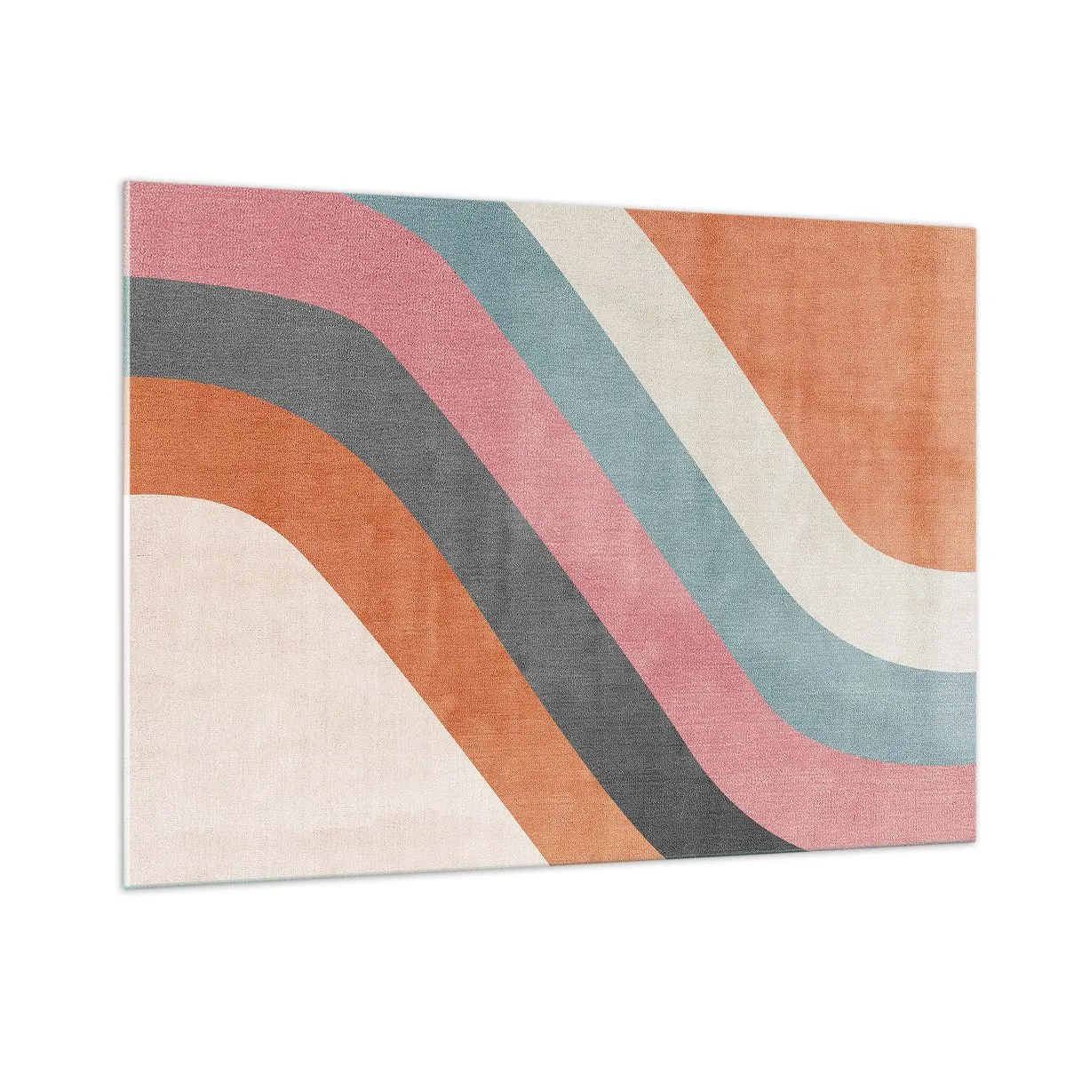 Tablou pe sticlă - Compoziție diagonală - mișcare - 100x70 cm