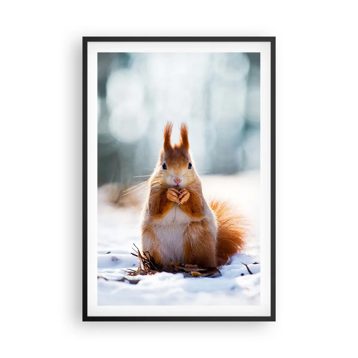 Poster în ramă neagră - Și la ce te uiți? - 61x91 cm