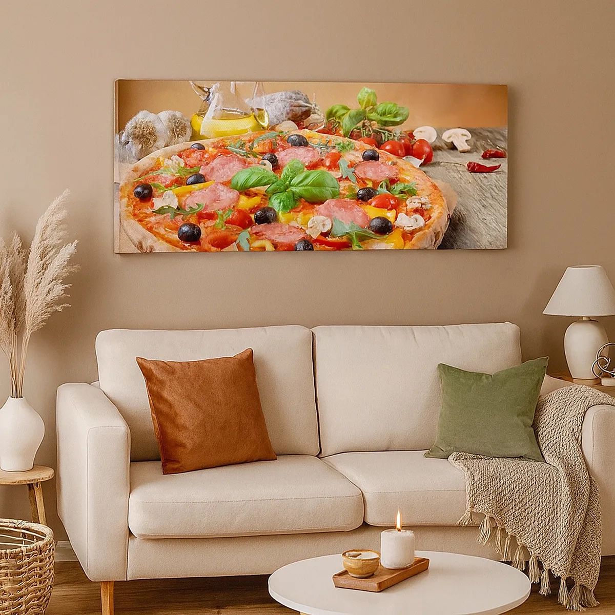 Tablou pe pânză - Cu o adevărată aromă italiană - 30x30 cm