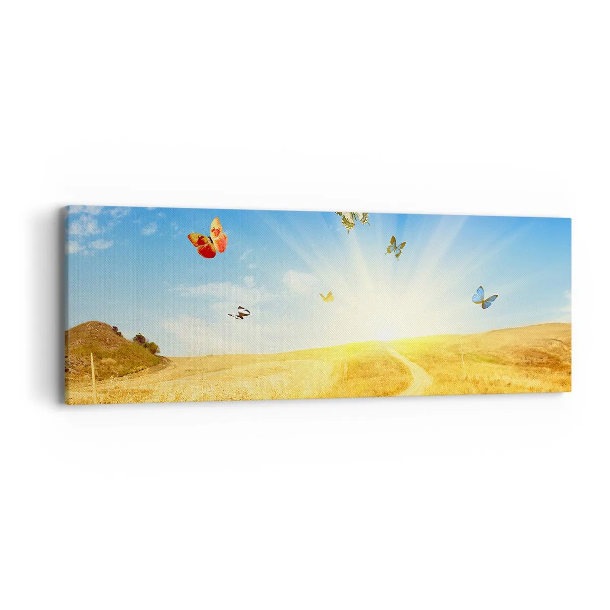 Tablou pe pânză - Și cum să nu iubești vara? - 90x30 cm