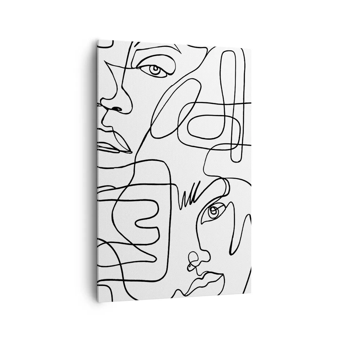 Tablou pe pânză - Într-o încurcătură de emoții - 80x120 cm