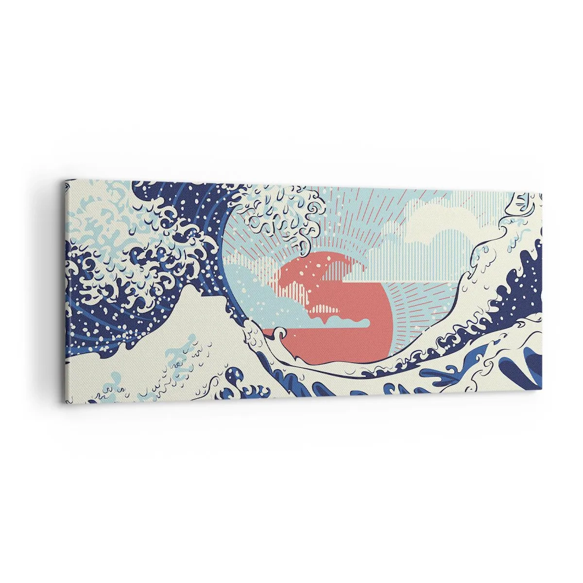 Tablou pe pânză - Din inspirații japoneze - 100x40 cm