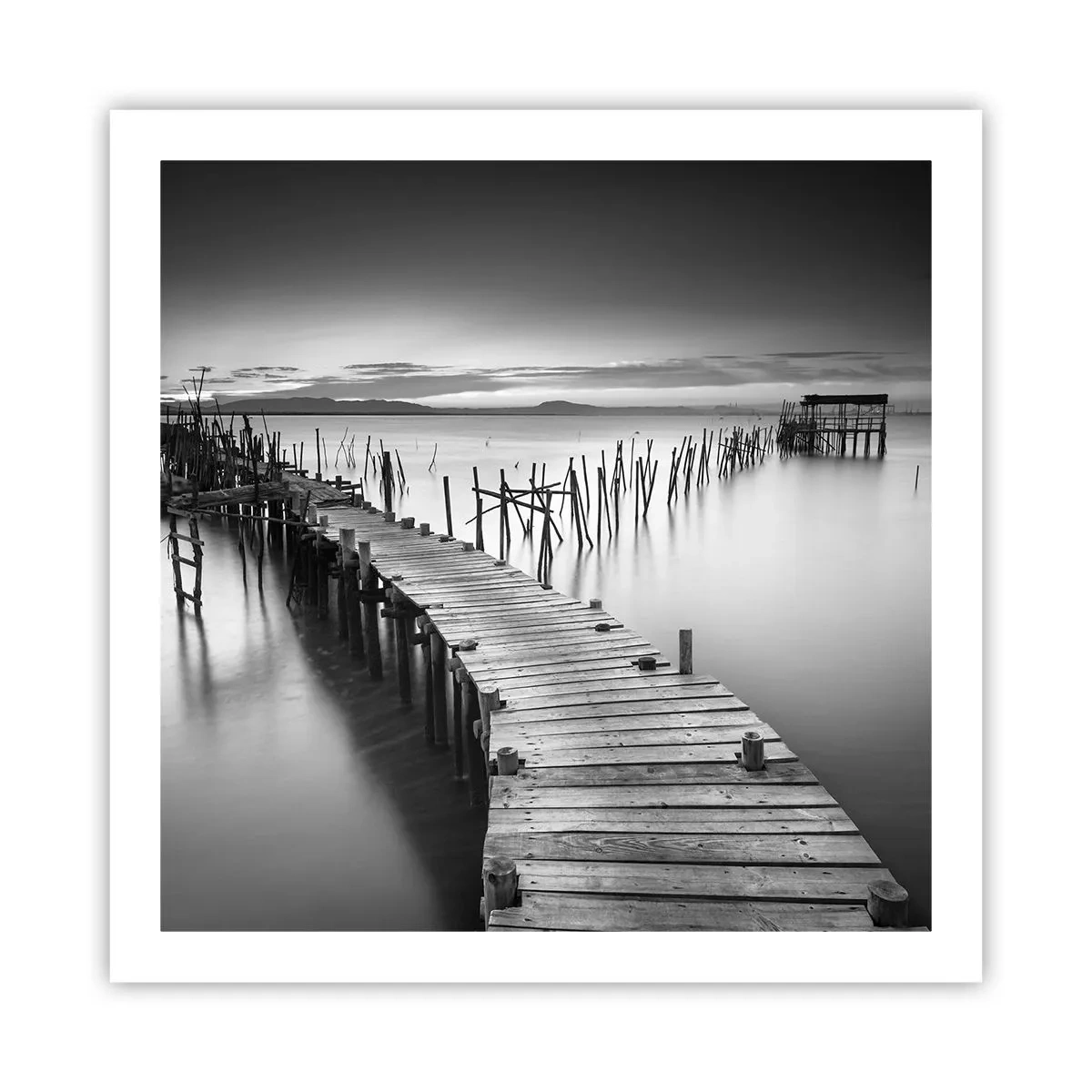 Poster - Liniștea unui țărm uitat - 60x60 cm